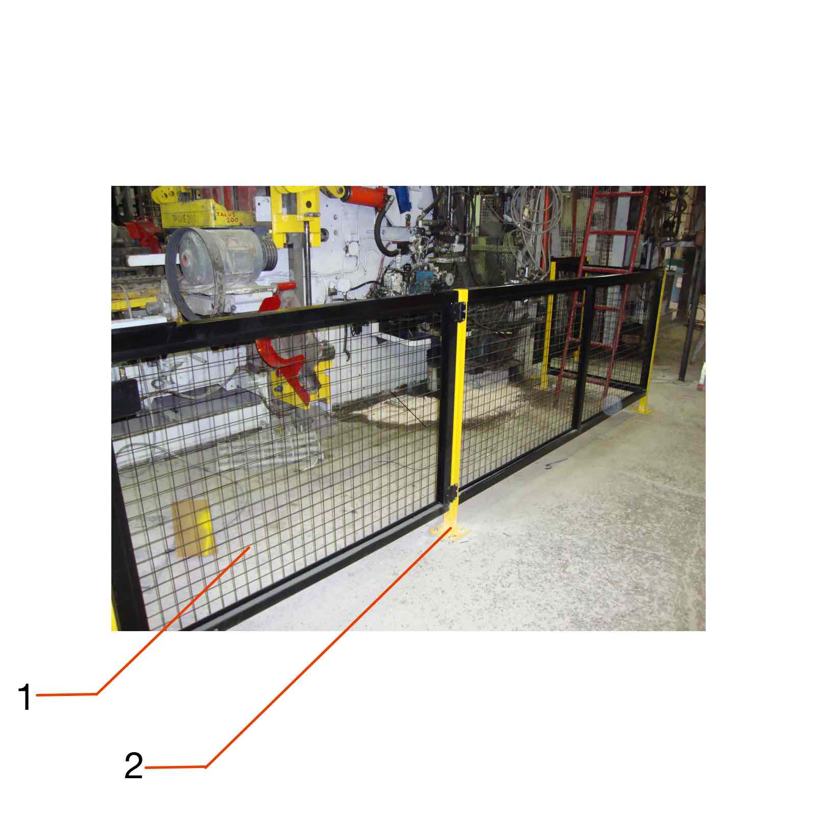 SP-CPS1 : Clôture pour périmètre de sécurité 48'' de hauteur